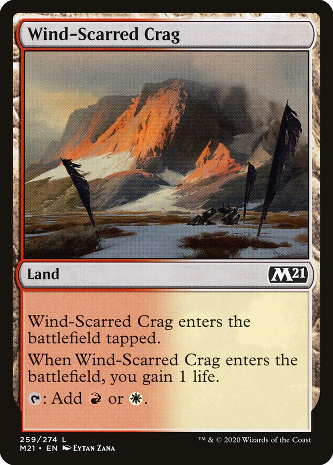 Wind-Scarred Crag [Core Set 2021] | Galaxy Games LLC