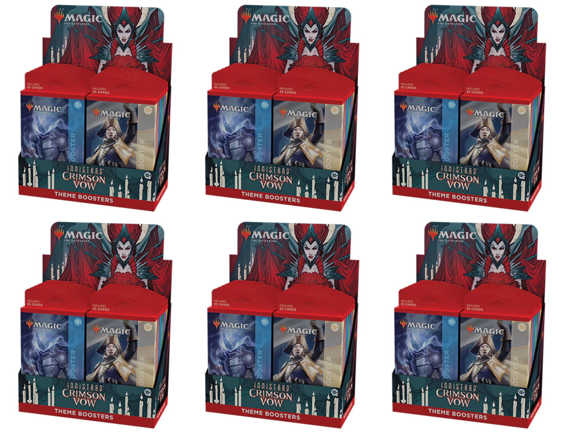 Innistrad: Crimson Vow - Theme Booster Display Case | Galaxy Games LLC