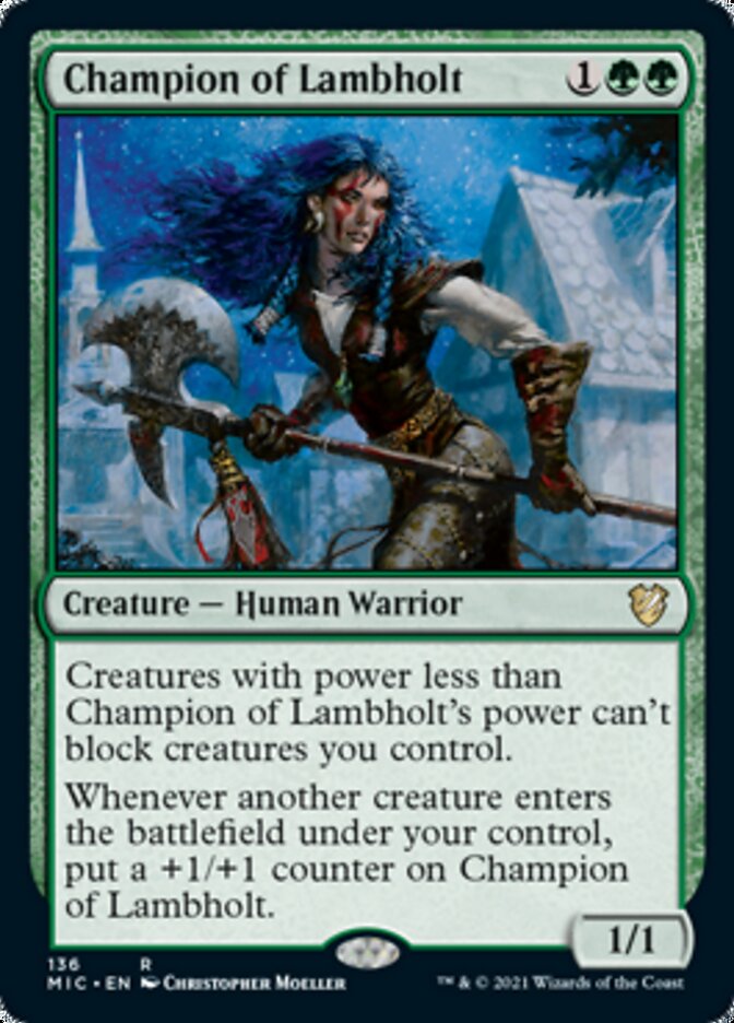 Champion of Lambholt [Innistrad: Midnight Hunt Commander] | Galaxy Games LLC