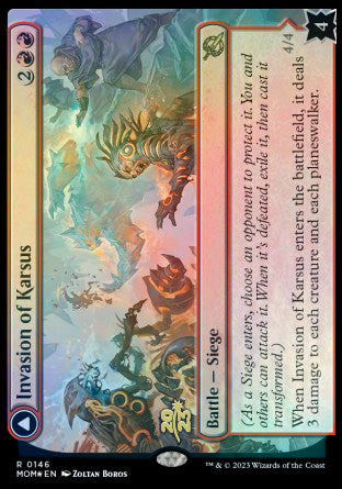 Invasion of Karsus // Refraction Elemental [March of the Machine Prerelease Promos] | Galaxy Games LLC