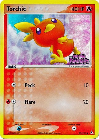 Torchic (83/110) (Stamped) [EX: Holon Phantoms] | Galaxy Games LLC