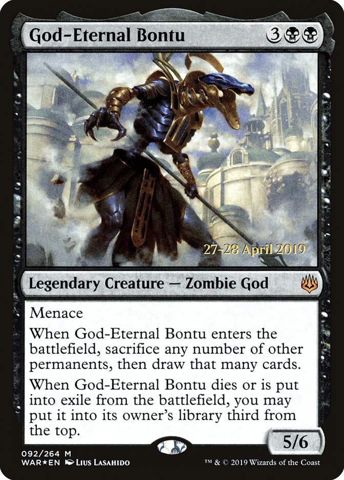 God-Eternal Bontu [War of the Spark Prerelease Promos] | Galaxy Games LLC