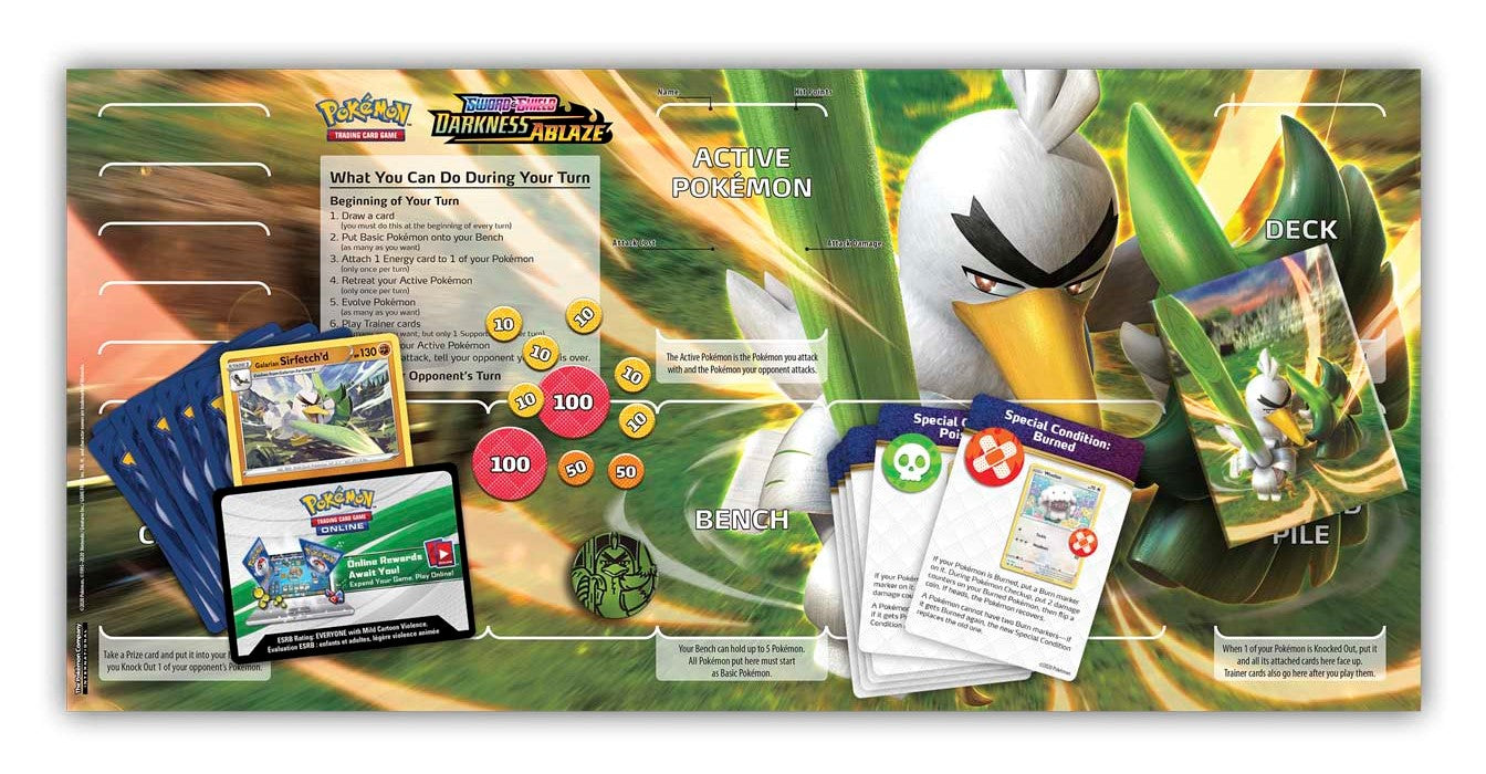 Sword & Shield: Darkness Ablaze - Theme Deck (Galarian Sirfetch'd) | Galaxy Games LLC