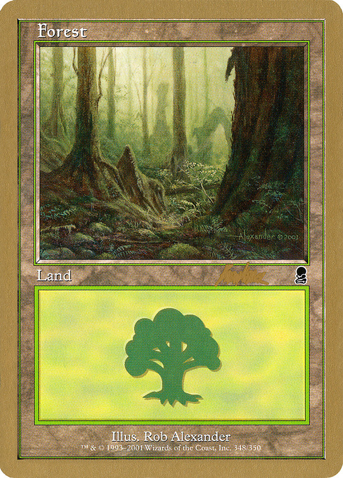 Forest (bk348) (Brian Kibler) [World Championship Decks 2002] | Galaxy Games LLC