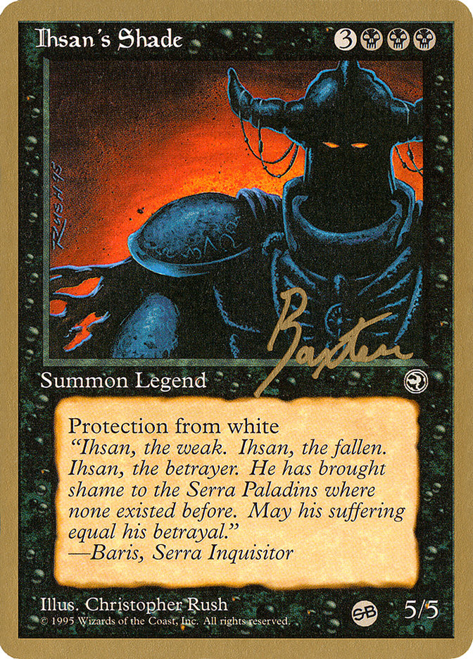 Ihsan's Shade (George Baxter) (SB) [Pro Tour Collector Set] | Galaxy Games LLC