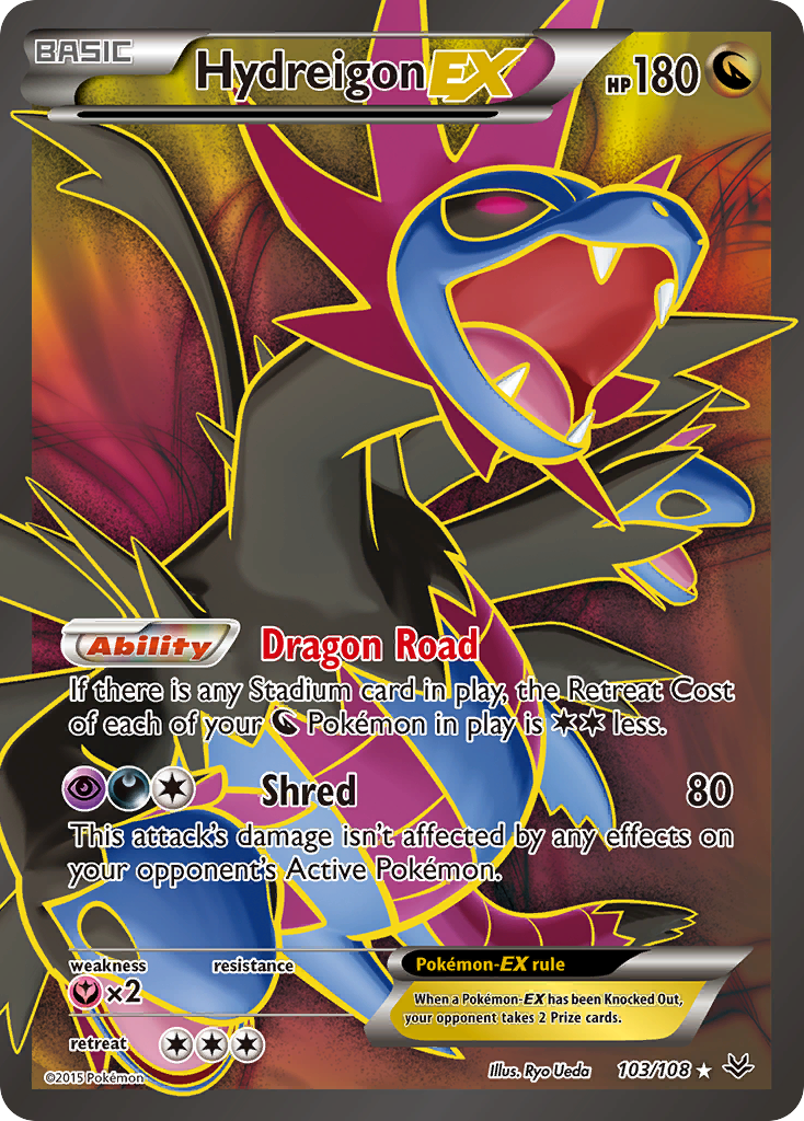 Hydreigon EX (103/108) [XY: Roaring Skies] | Galaxy Games LLC