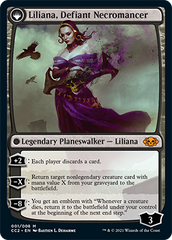 Liliana, Heretical Healer // Liliana, Defiant Necromancer [Commander Collection: Black] | Galaxy Games LLC