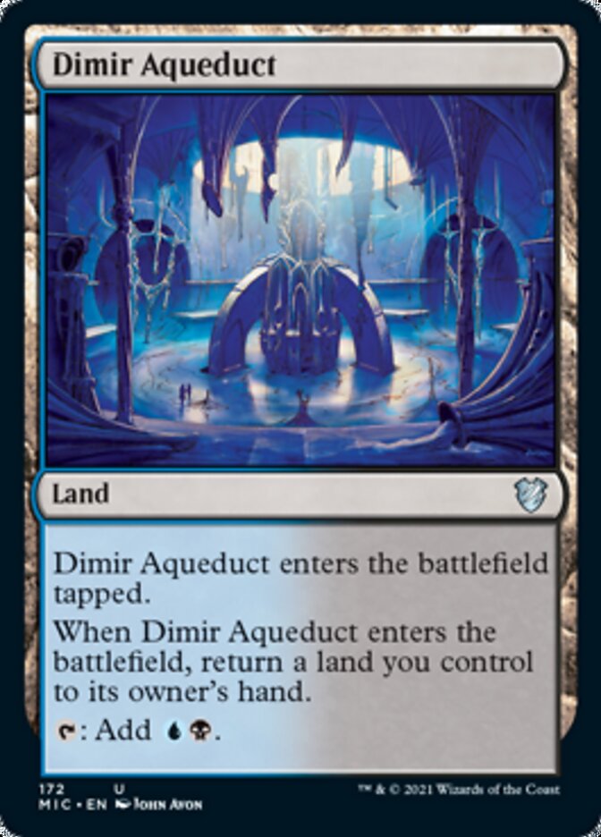 Dimir Aqueduct [Innistrad: Midnight Hunt Commander] | Galaxy Games LLC