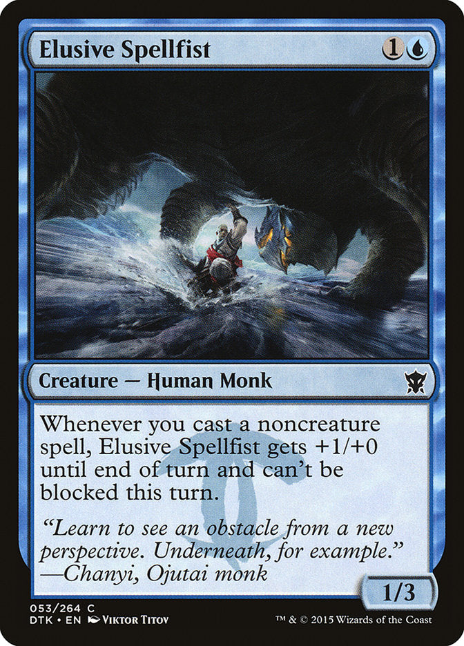 Elusive Spellfist [Dragons of Tarkir] | Galaxy Games LLC