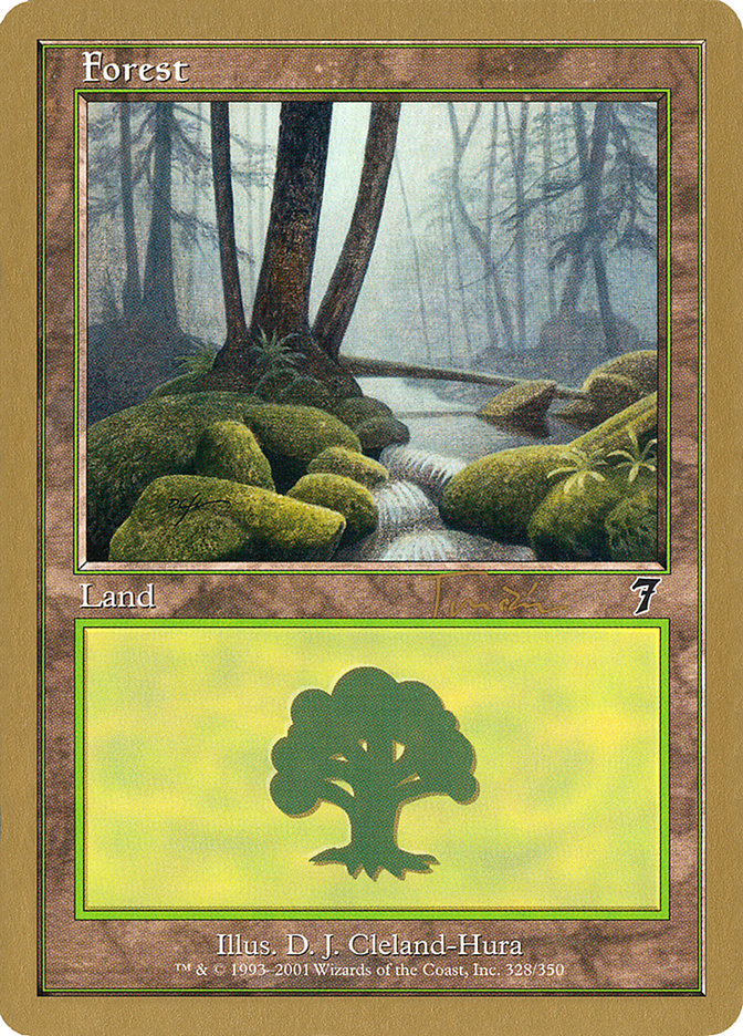 Forest (jt328) (Jan Tomcani) [World Championship Decks 2001] | Galaxy Games LLC