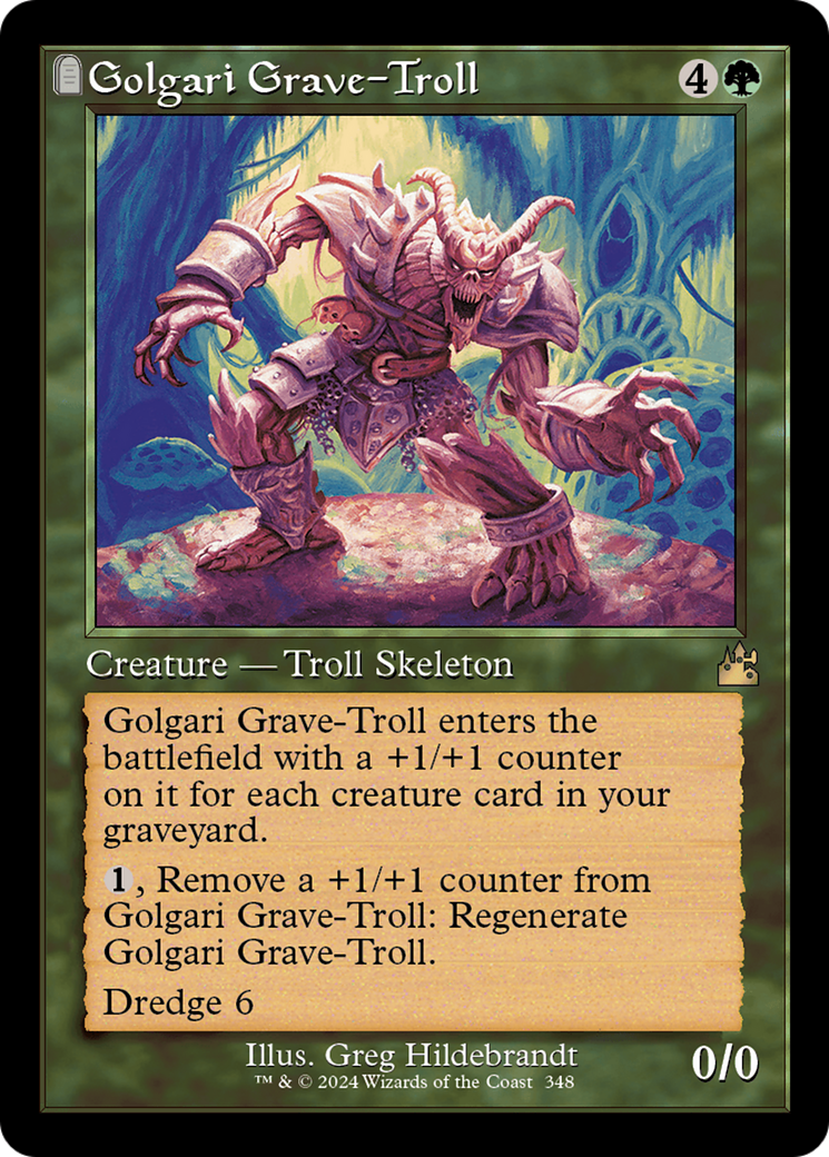 Golgari Grave-Troll (Retro Frame) [Ravnica Remastered] | Galaxy Games LLC