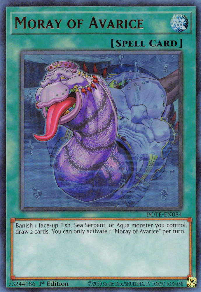 Moray of Avarice [POTE-EN084] Ultra Rare | Galaxy Games LLC