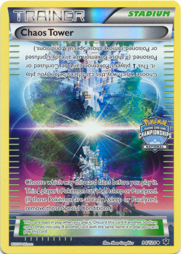 Chaos Tower (94/124) (National Championship Promo) [XY: Fates Collide] | Galaxy Games LLC