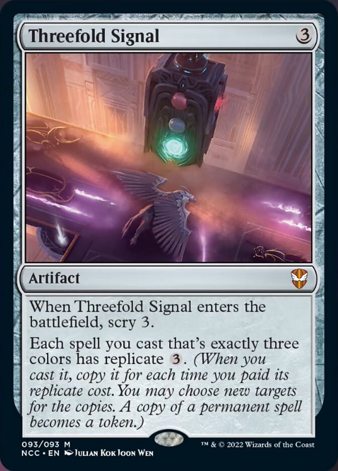 Threefold Signal [Streets of New Capenna Commander] | Galaxy Games LLC