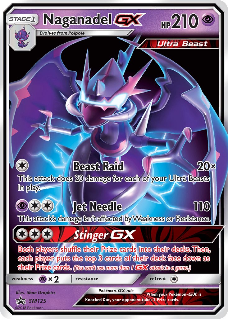 Naganadel GX (SM125) [Sun & Moon: Black Star Promos] | Galaxy Games LLC