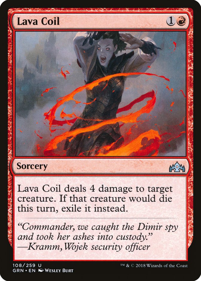 Lava Coil [Guilds of Ravnica] | Galaxy Games LLC