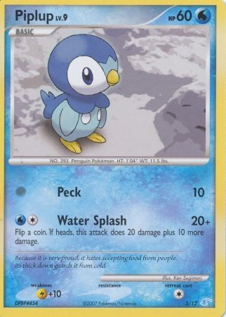 Piplup (5/12) [Diamond & Pearl: Trainer Kit - Manaphy] | Galaxy Games LLC