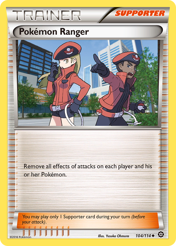 Pokemon Ranger (104/114) [XY: Steam Siege] | Galaxy Games LLC