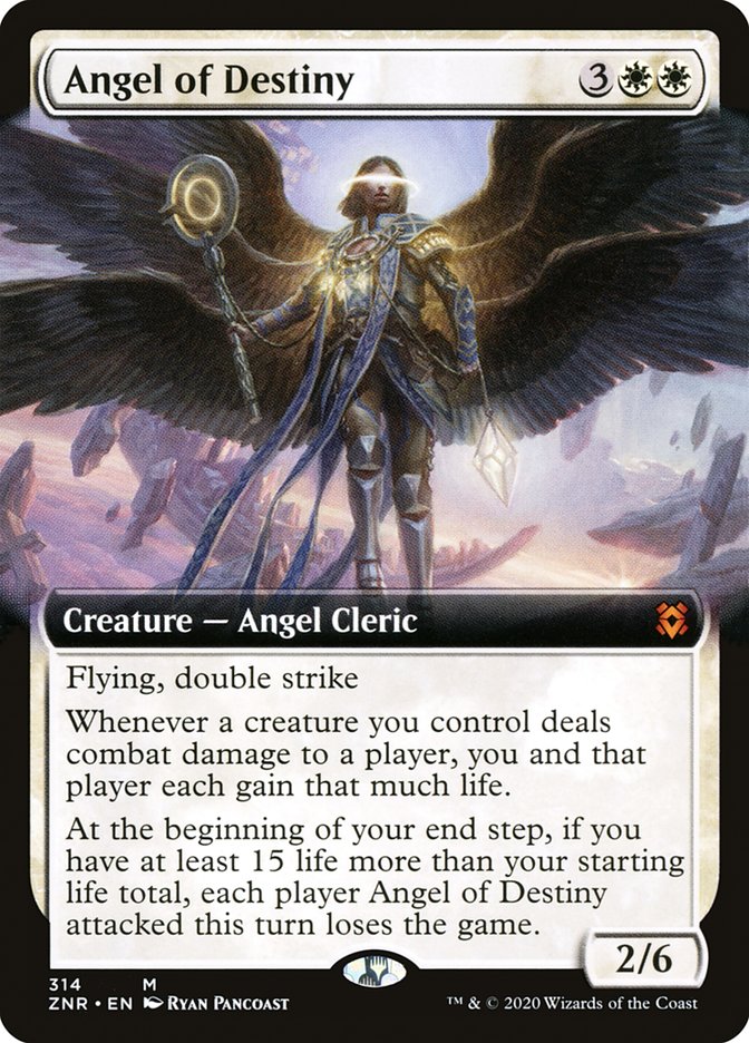 Angel of Destiny (Extended Art) [Zendikar Rising] | Galaxy Games LLC