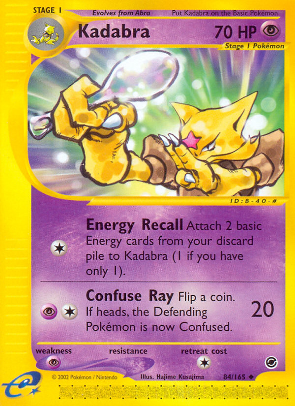 Kadabra (84/165) [Expedition: Base Set] | Galaxy Games LLC