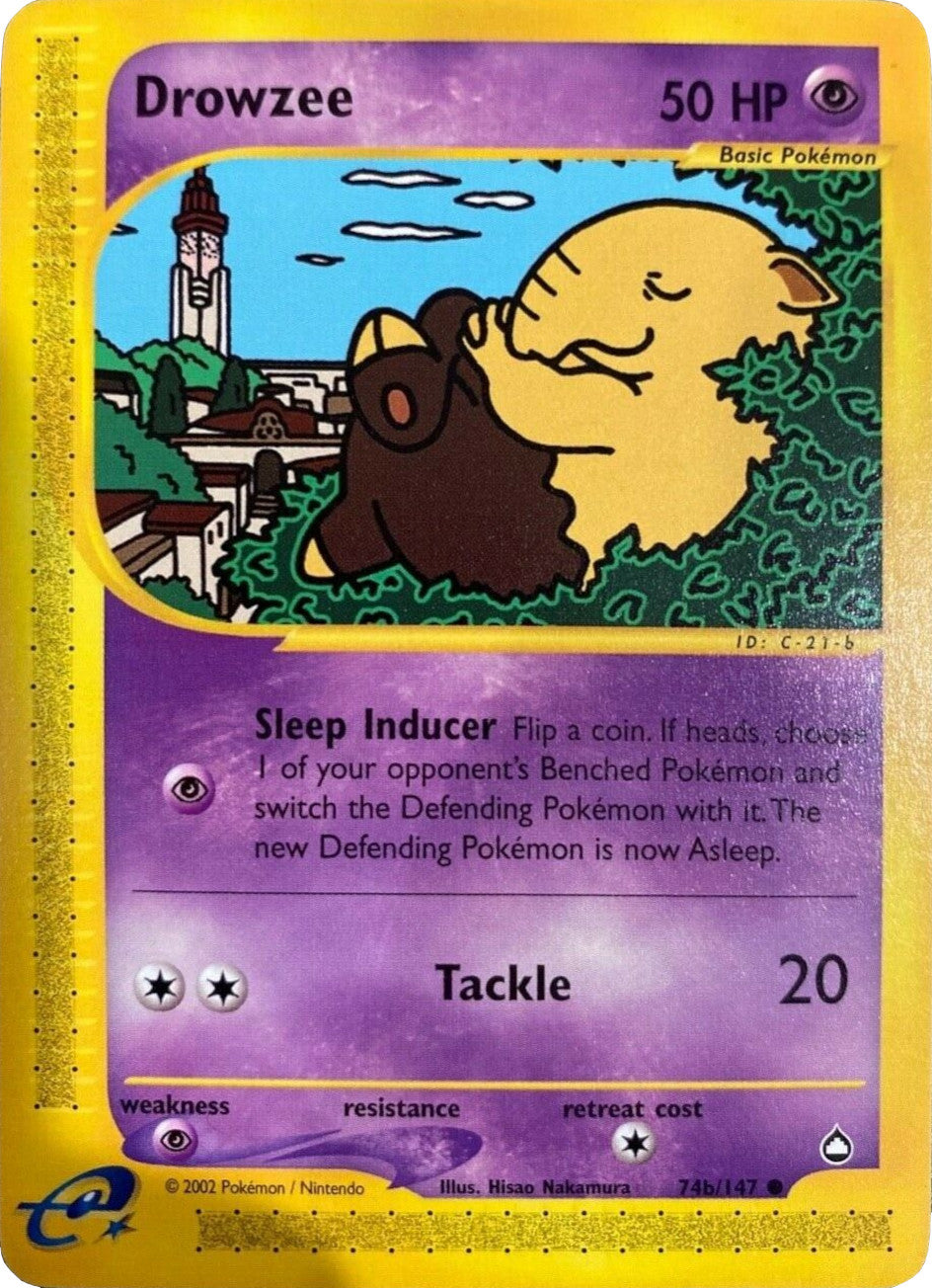 Drowzee (74b/147) [Aquapolis] | Galaxy Games LLC