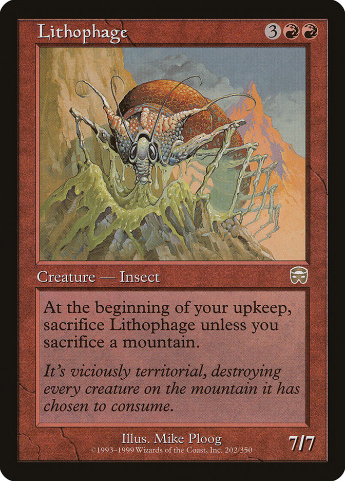 Lithophage [Mercadian Masques] | Galaxy Games LLC