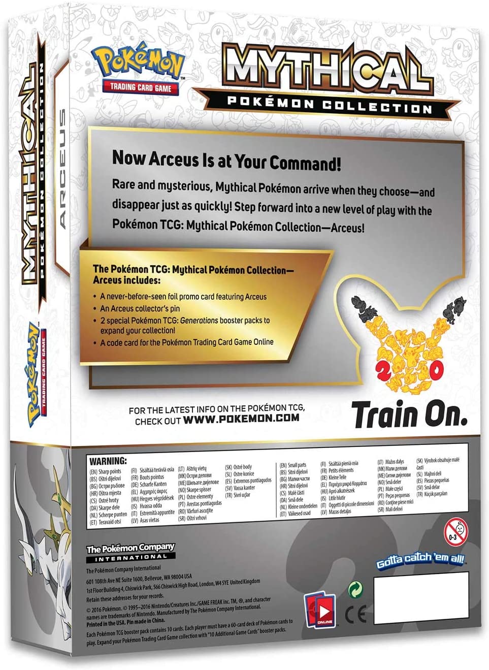 Generations - Mythical Pokemon Collection Case (Arceus) | Galaxy Games LLC