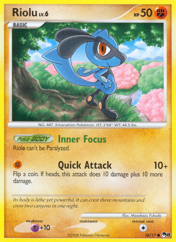 Riolu (16/17) [POP Series 8] | Galaxy Games LLC