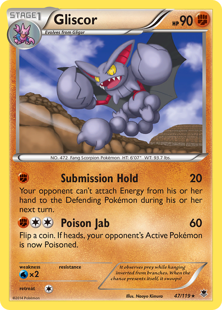 Gliscor (47/119) [XY: Phantom Forces] | Galaxy Games LLC