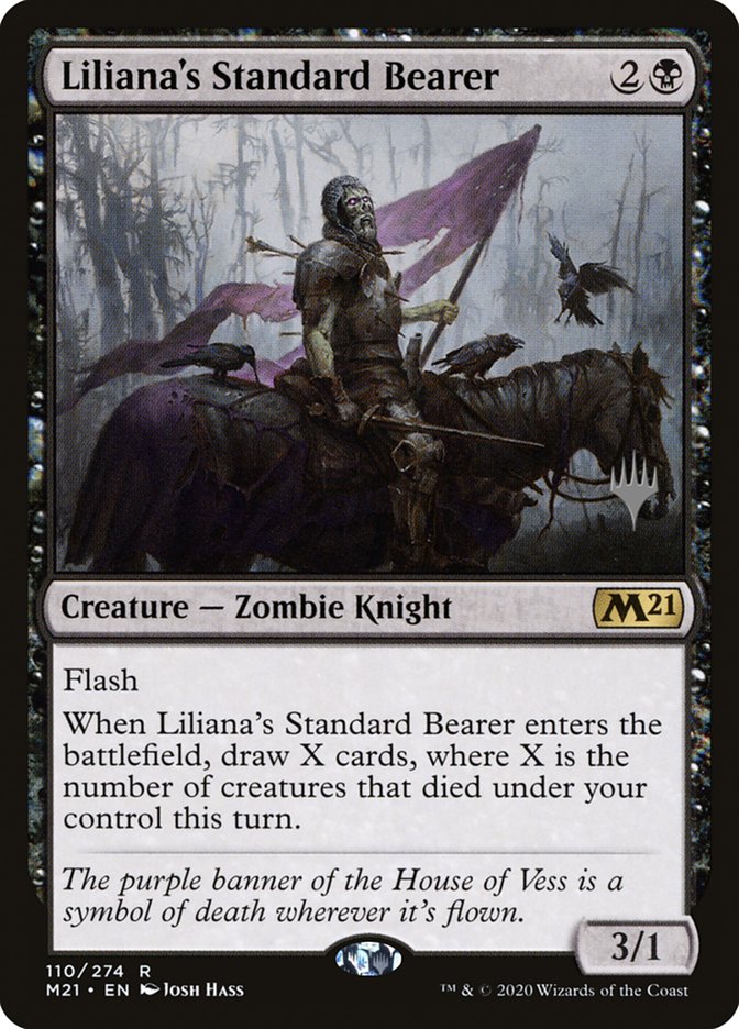 Liliana's Standard Bearer (Promo Pack) [Core Set 2021 Promos] | Galaxy Games LLC