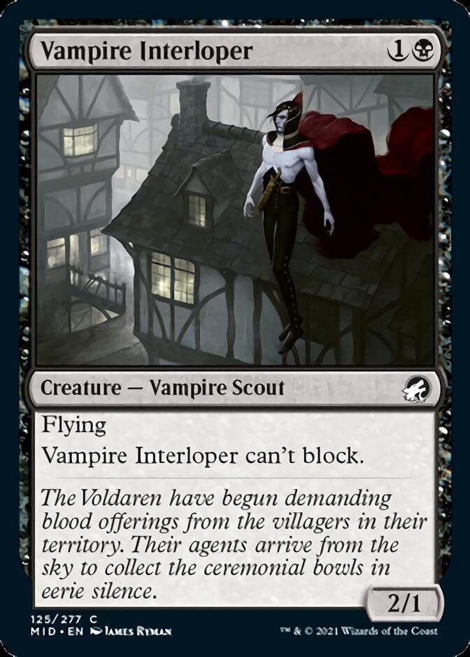 Vampire Interloper [Innistrad: Midnight Hunt] | Galaxy Games LLC