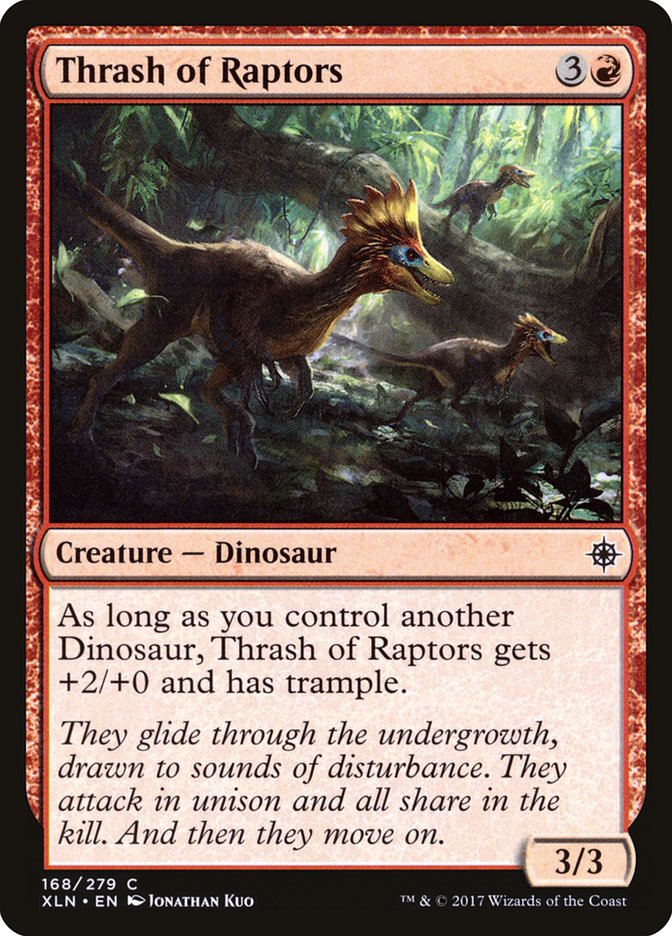 Thrash of Raptors [Ixalan] | Galaxy Games LLC