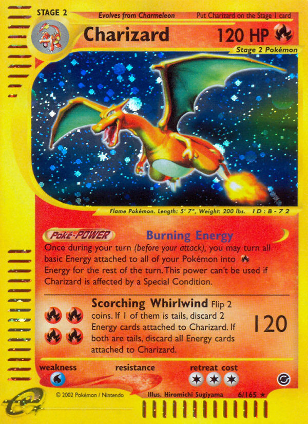 Charizard (6/165) [Expedition: Base Set] | Galaxy Games LLC