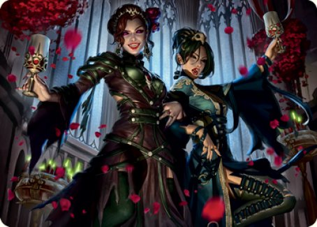 Falkenrath Celebrants 2 Art Card [Innistrad: Crimson Vow Art Series] | Galaxy Games LLC