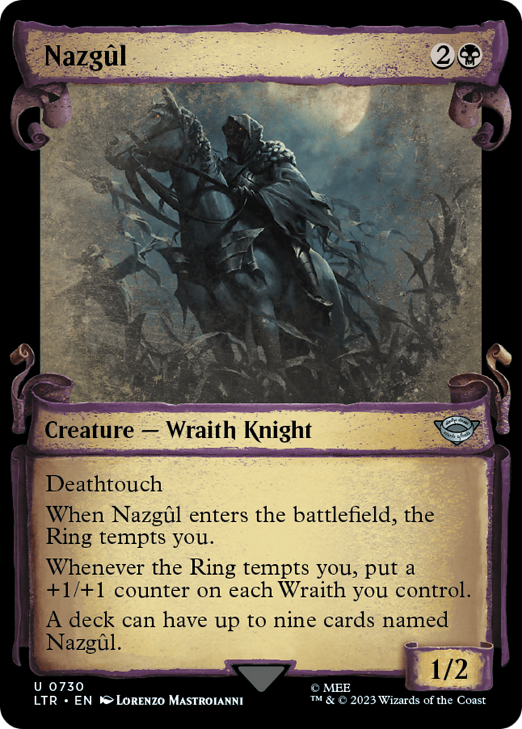 Nazgul (0730) [The Lord of the Rings: Tales of Middle-Earth Showcase Scrolls] | Galaxy Games LLC