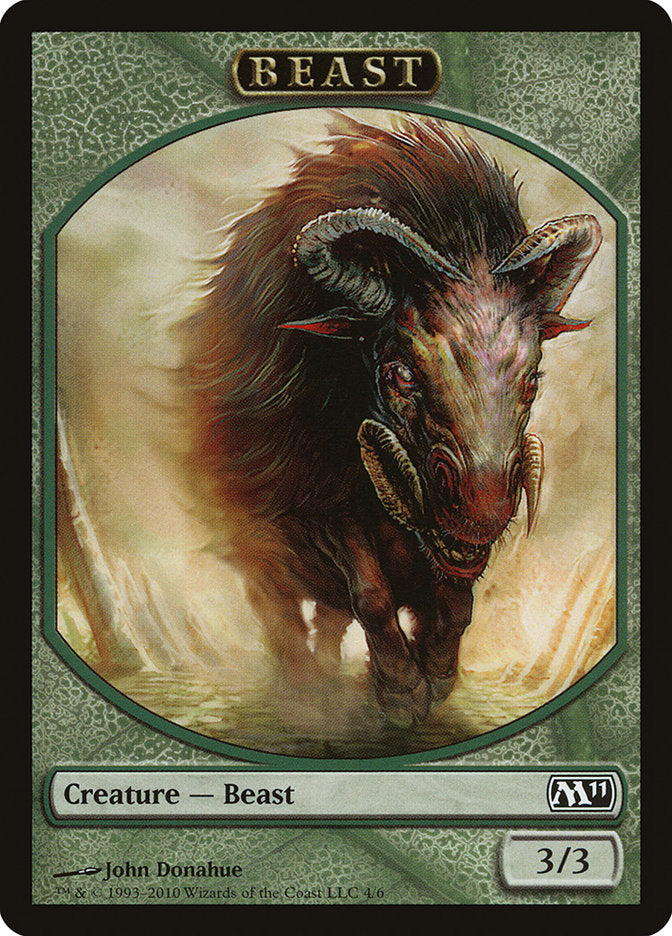 Beast Token [Magic 2011 Tokens] | Galaxy Games LLC