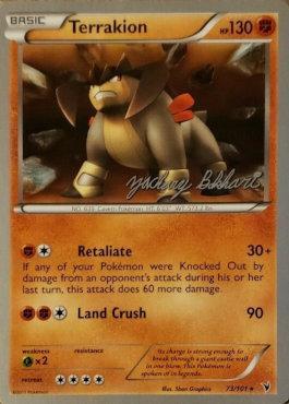 Terrakion (73/101) (CMT - Zachary Bokhari) [World Championships 2012] | Galaxy Games LLC