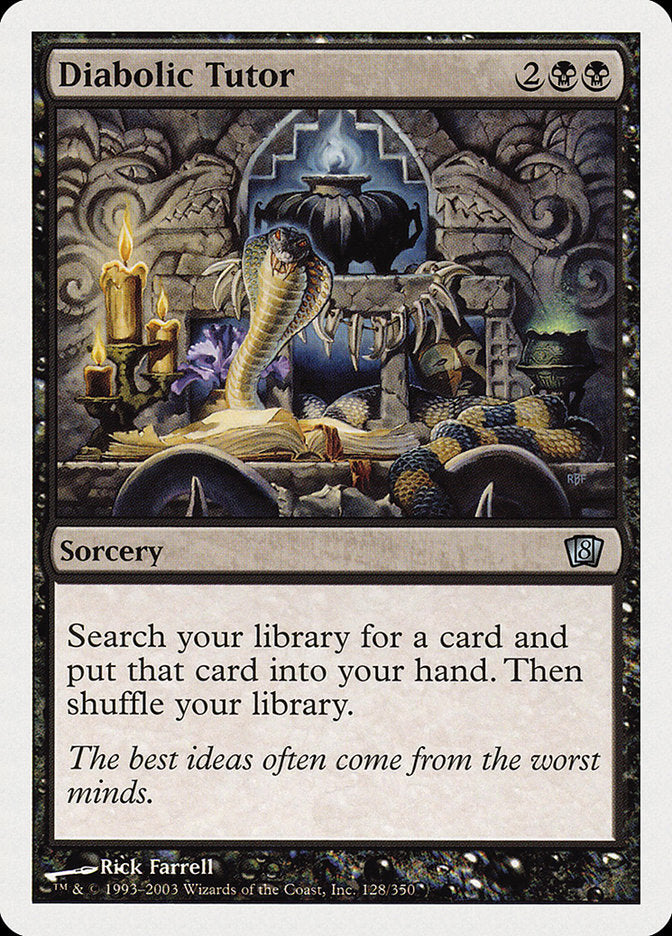 Diabolic Tutor [Eighth Edition] | Galaxy Games LLC