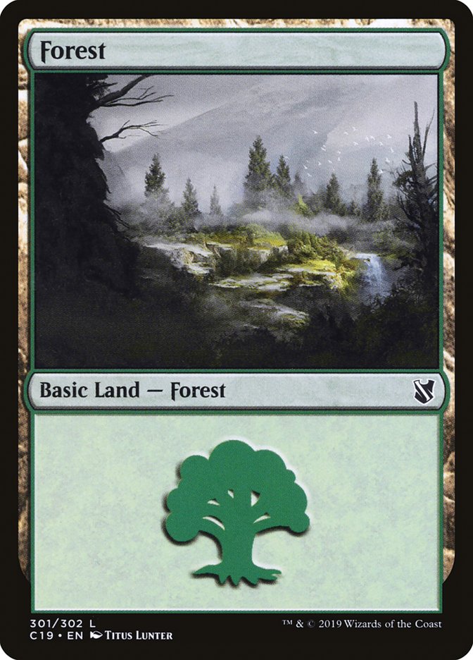 Forest (301) [Commander 2019] | Galaxy Games LLC