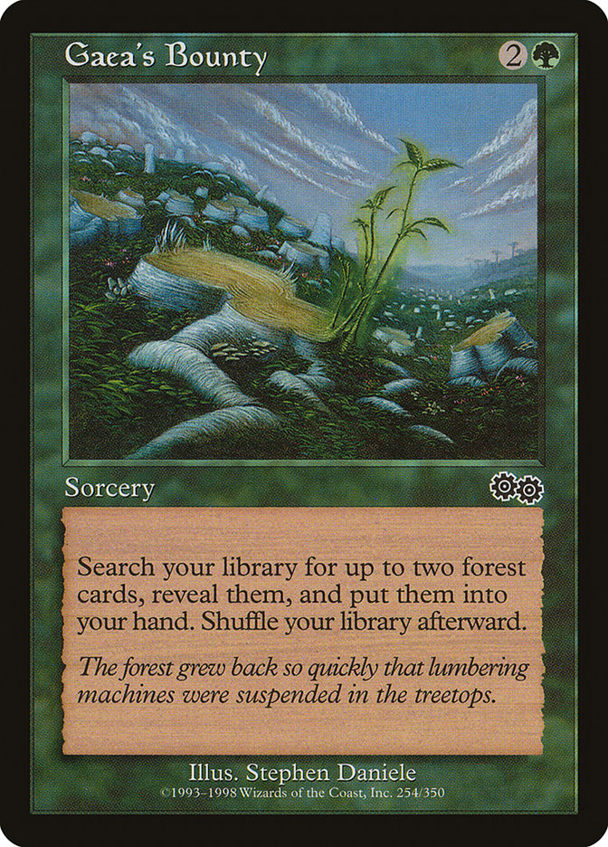 Gaea's Bounty [Urza's Saga] | Galaxy Games LLC