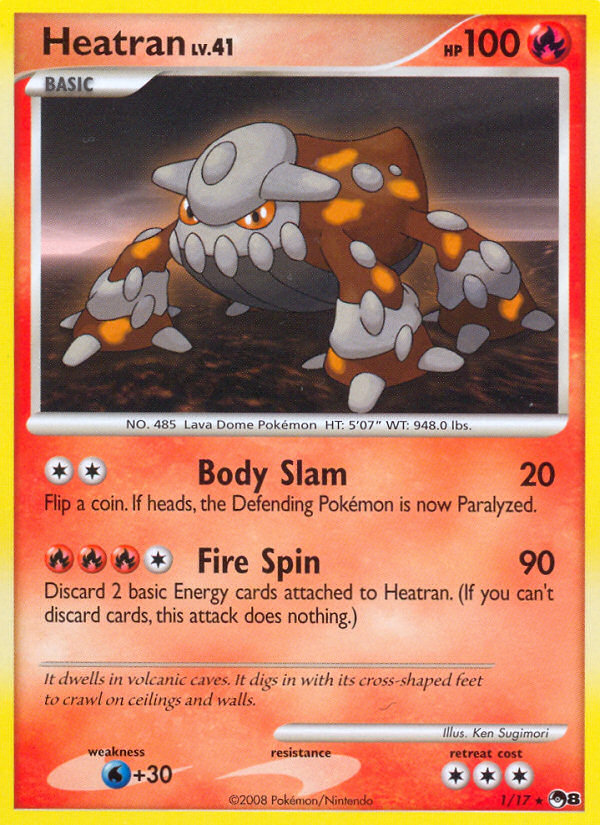 Heatran (1/17) [POP Series 8] | Galaxy Games LLC