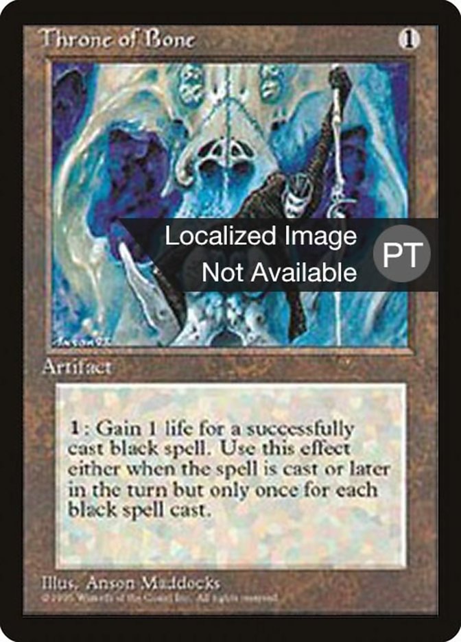 Throne of Bone [Fourth Edition (Foreign Black Border)] | Galaxy Games LLC