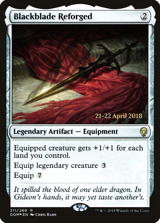 Blackblade Reforged [Dominaria Prerelease Promos] | Galaxy Games LLC