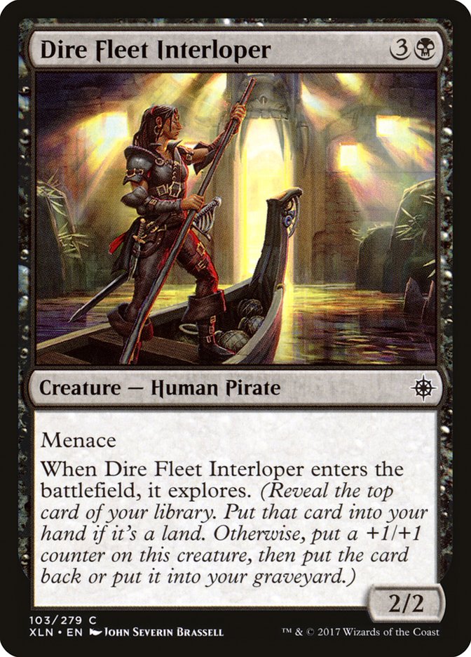 Dire Fleet Interloper [Ixalan] | Galaxy Games LLC