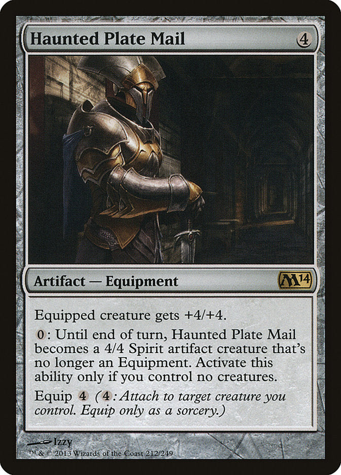 Haunted Plate Mail [Magic 2014] | Galaxy Games LLC
