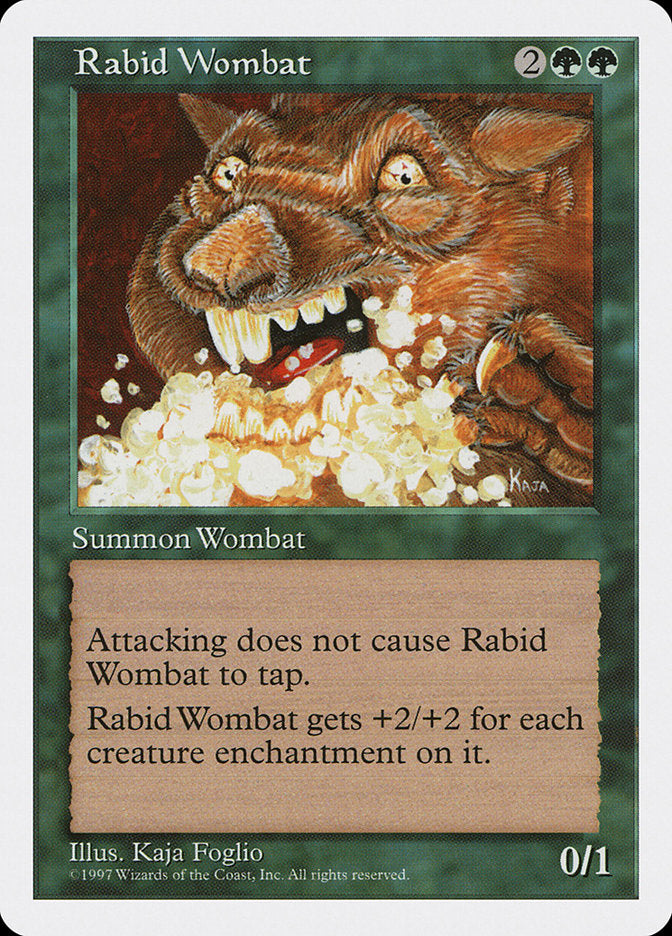 Rabid Wombat [Fifth Edition] | Galaxy Games LLC