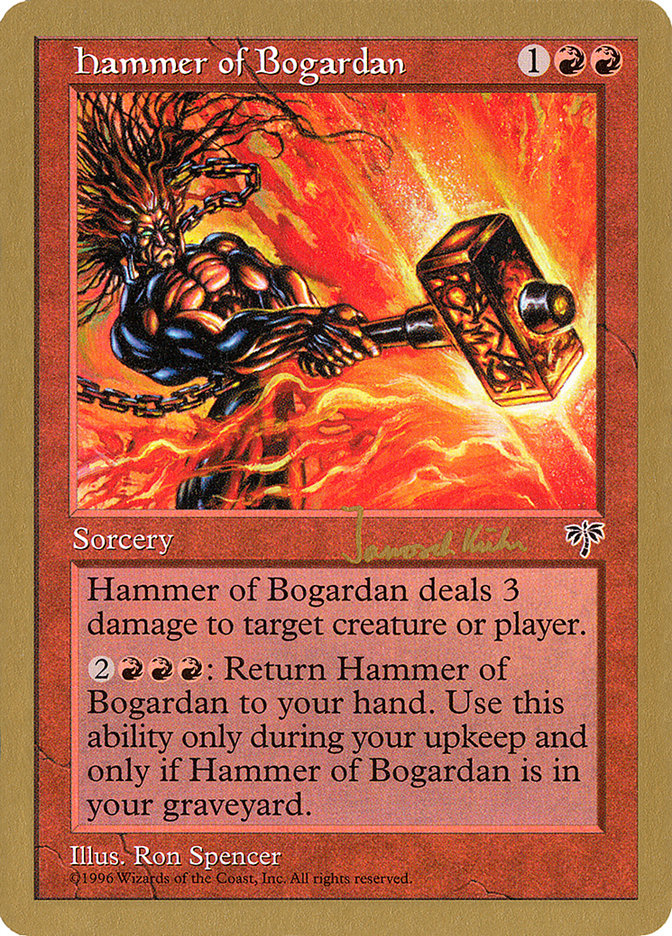 Hammer of Bogardan (Janosch Kuhn) [World Championship Decks 1997] | Galaxy Games LLC