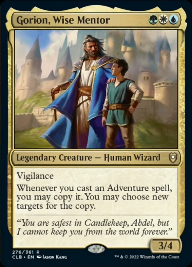 Gorion, Wise Mentor [Commander Legends: Battle for Baldur's Gate] | Galaxy Games LLC