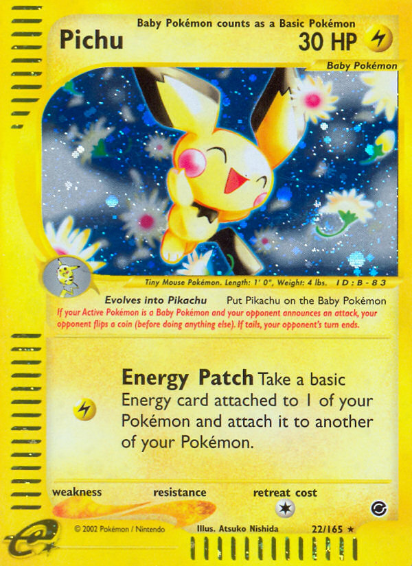 Pichu (22/165) [Expedition: Base Set] | Galaxy Games LLC