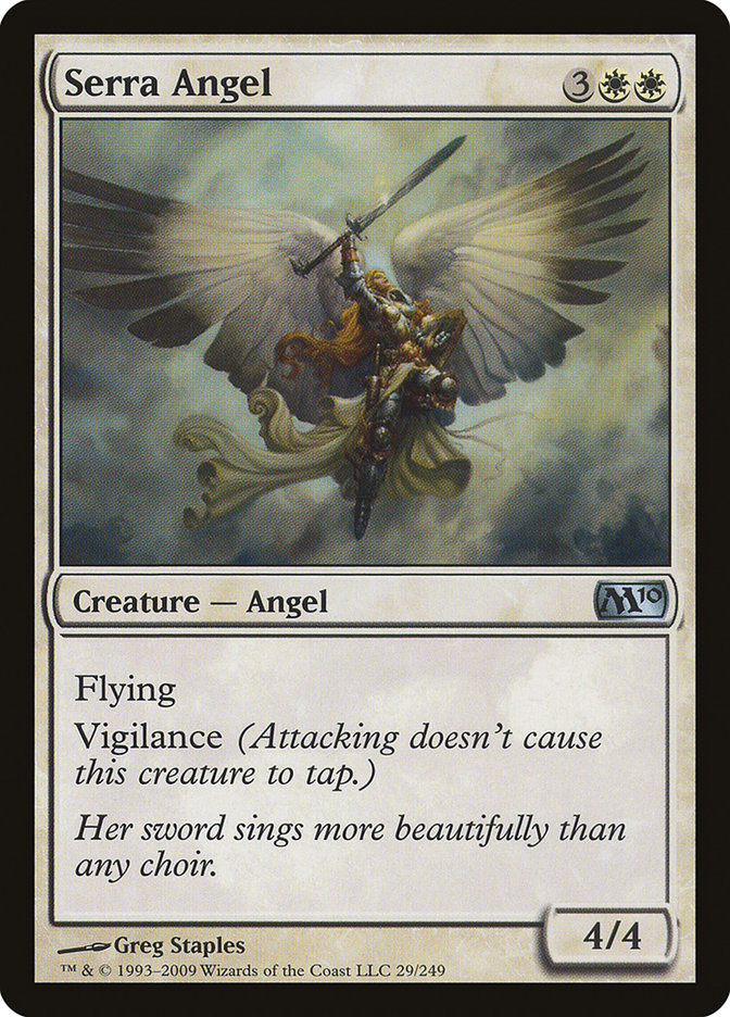 Serra Angel [Magic 2010] | Galaxy Games LLC